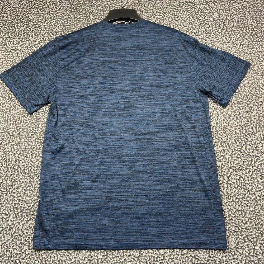 Air Jordan Michigan Wolverines Shirt Men Large Blue Dri-Fit Short Sleeve New L